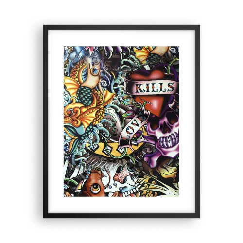 Poster in black frame - Dream of a Tattoo Artist - 40x50 cm