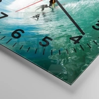 Clock face with numbers