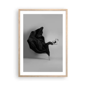 Poster in light oak frame - On the Wings of Music - 50x70 cm