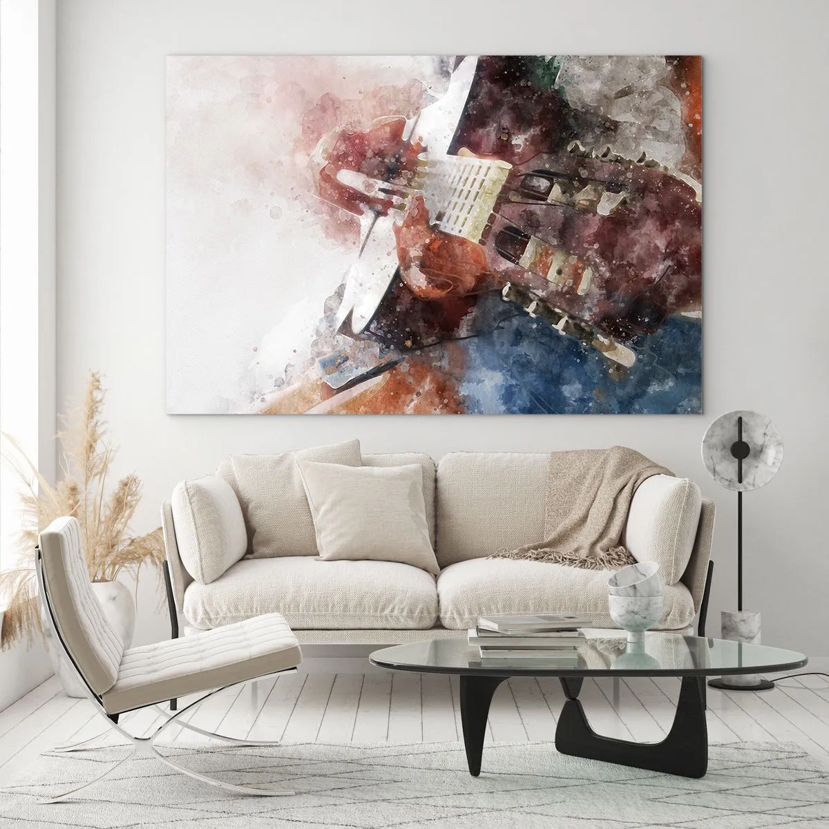 Glass picture - And What do You Think? - 120x80 cm