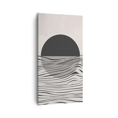 Canvas picture - Half Composition - 55x100 cm