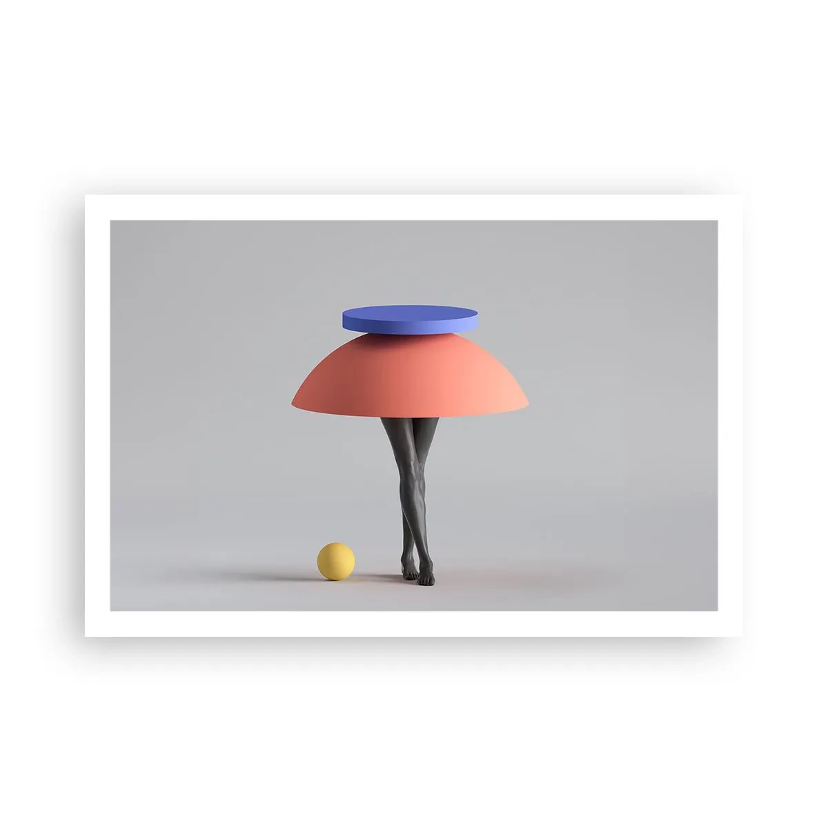 Poster - Surrealistic Composition - 91x61 cm