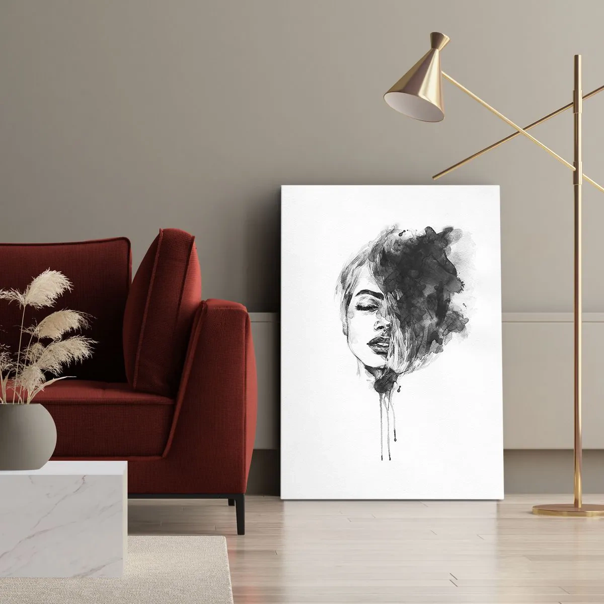 Canvas picture - What Does a Girl Dream about? - 50x70 cm