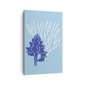 Canvas picture - Leaf Forms - 80x120 cm