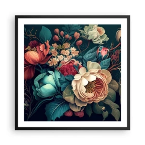 Poster in black frame - 19th Century Charm - 60x60 cm