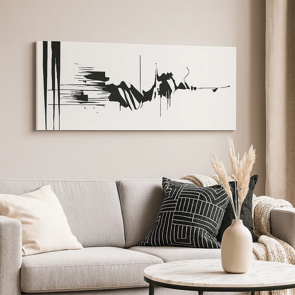 Canvas picture - Hasty Abstract - 30x30 cm