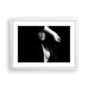Poster in white frmae - School of Seduction - 40x30 cm
