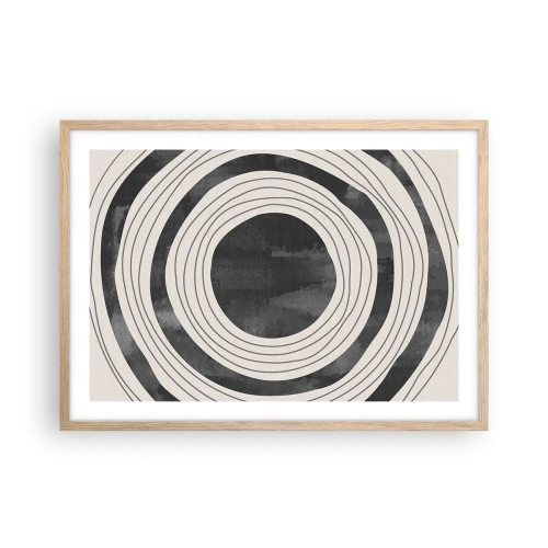 Poster in light oak frame - Heart of the Matter - 70x50 cm