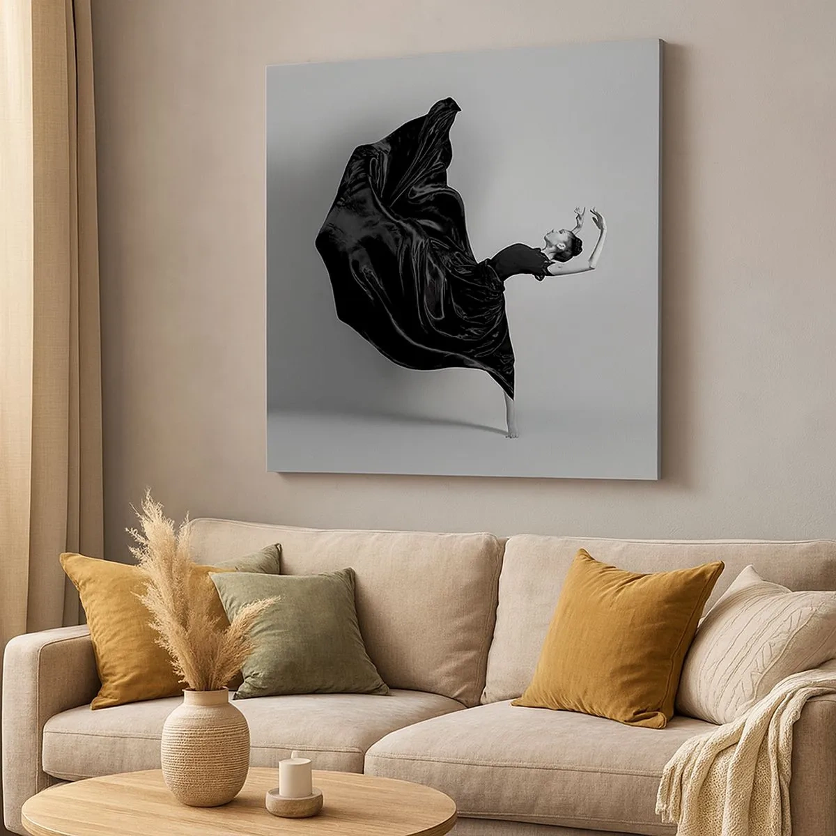 Canvas picture - On the Wings of Music - 30x30 cm