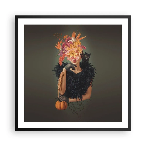 Poster in black frame - Charm of a Witch - 60x60 cm