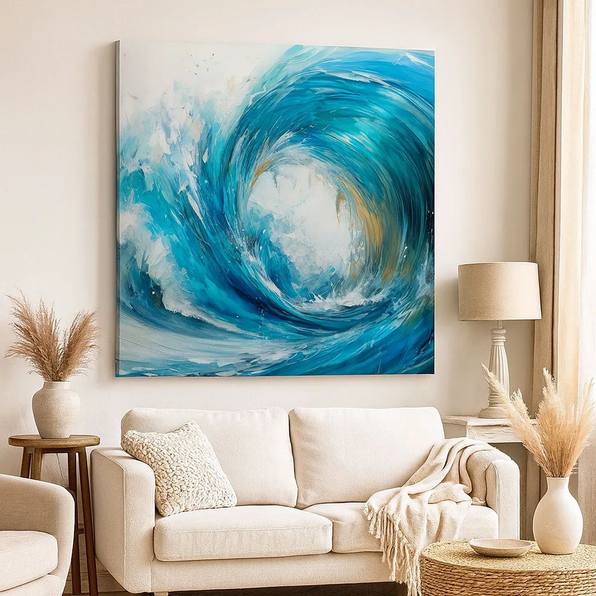 Canvas picture - Sea Portal - 30x30 cm