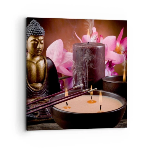 Canvas picture - Clear the Mind, Calm the Body - 70x70 cm
