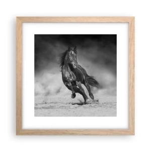 Poster in light oak frame - Worthy of Emir Himself - 30x30 cm