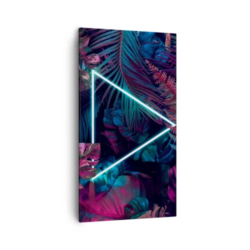 Canvas picture - Disco Style Garden - 45x80 cm