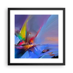 Poster in black frame - Flew like s Bird - 40x40 cm