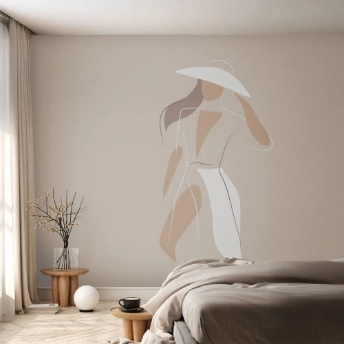 Photo Wallpaper Premium Canvas - Fashion Is Fun - Woman, Graphics, Fashion - 350x256 cm