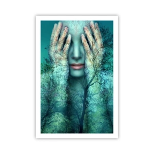 Poster - Submerged in Blue - 61x91 cm