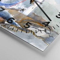 Clock face with numbers