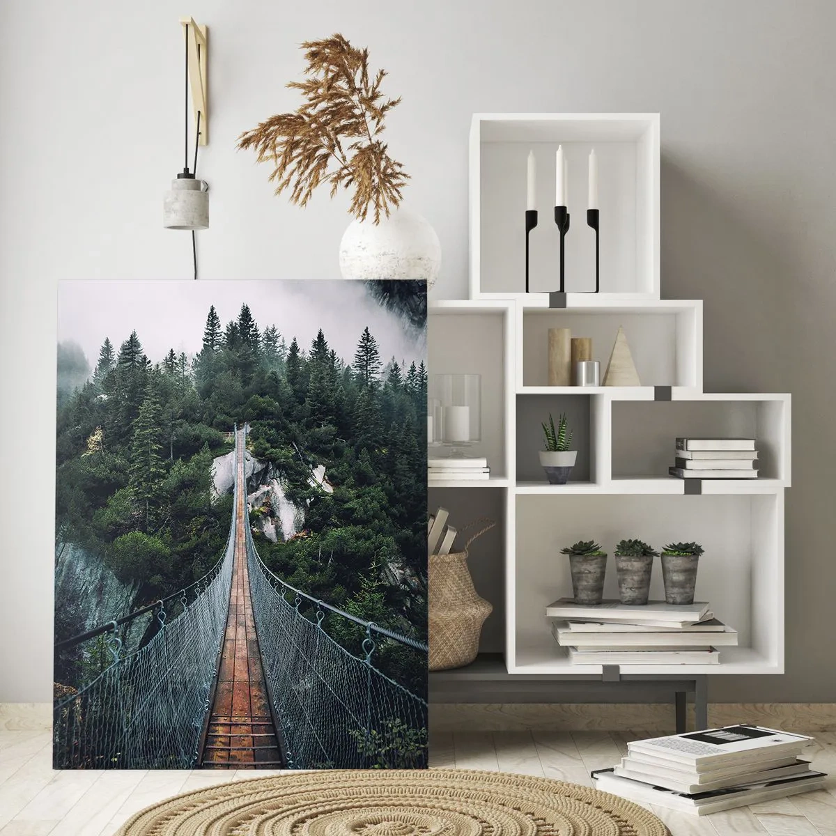 Glass picture - Only for Eagles - 50x70 cm