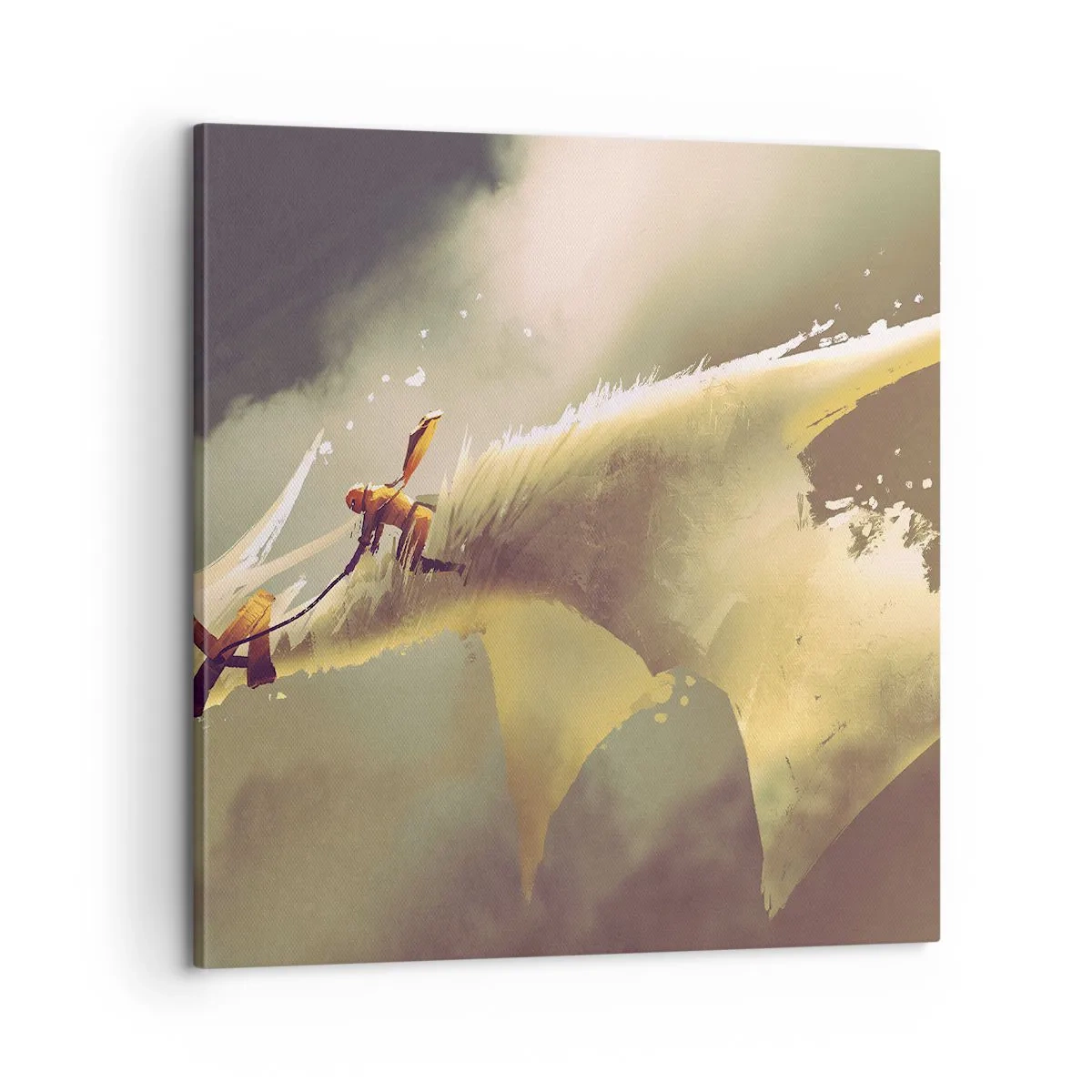 Canvas picture - To the Rescue of the World - 60x60 cm