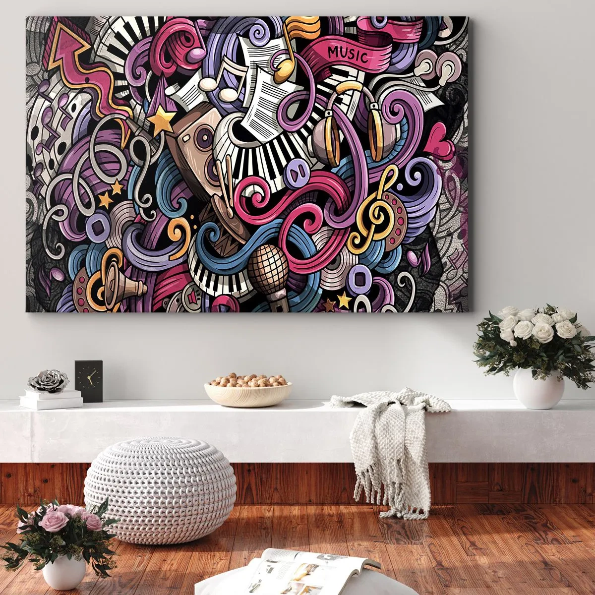 Canvas picture - Complicated Melody - 100x70 cm