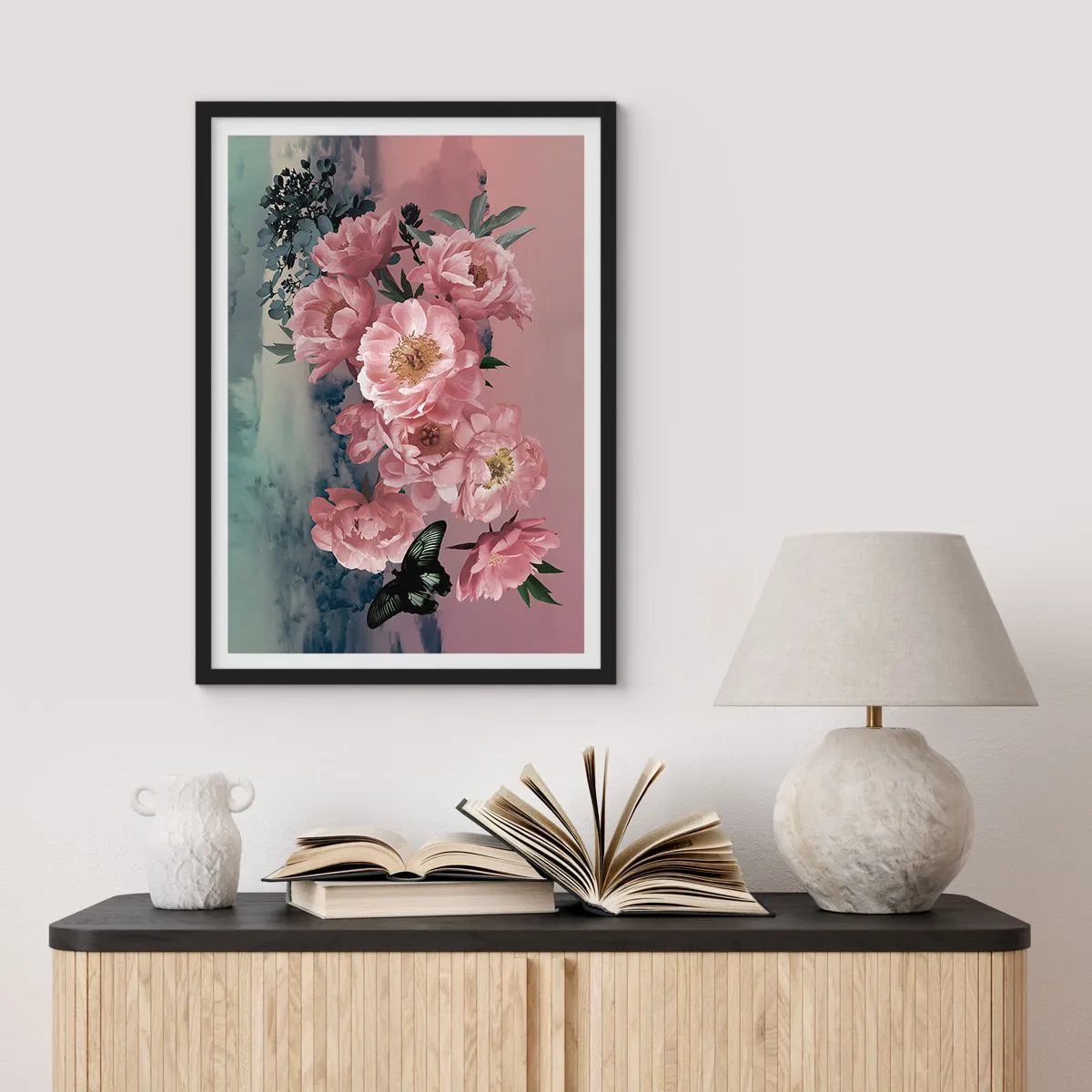Poster in black frame - Peak of Romanticism - 40x50 cm
