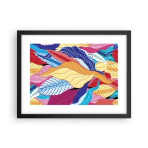 Poster in black frame - Queen of Mess - 40x30 cm