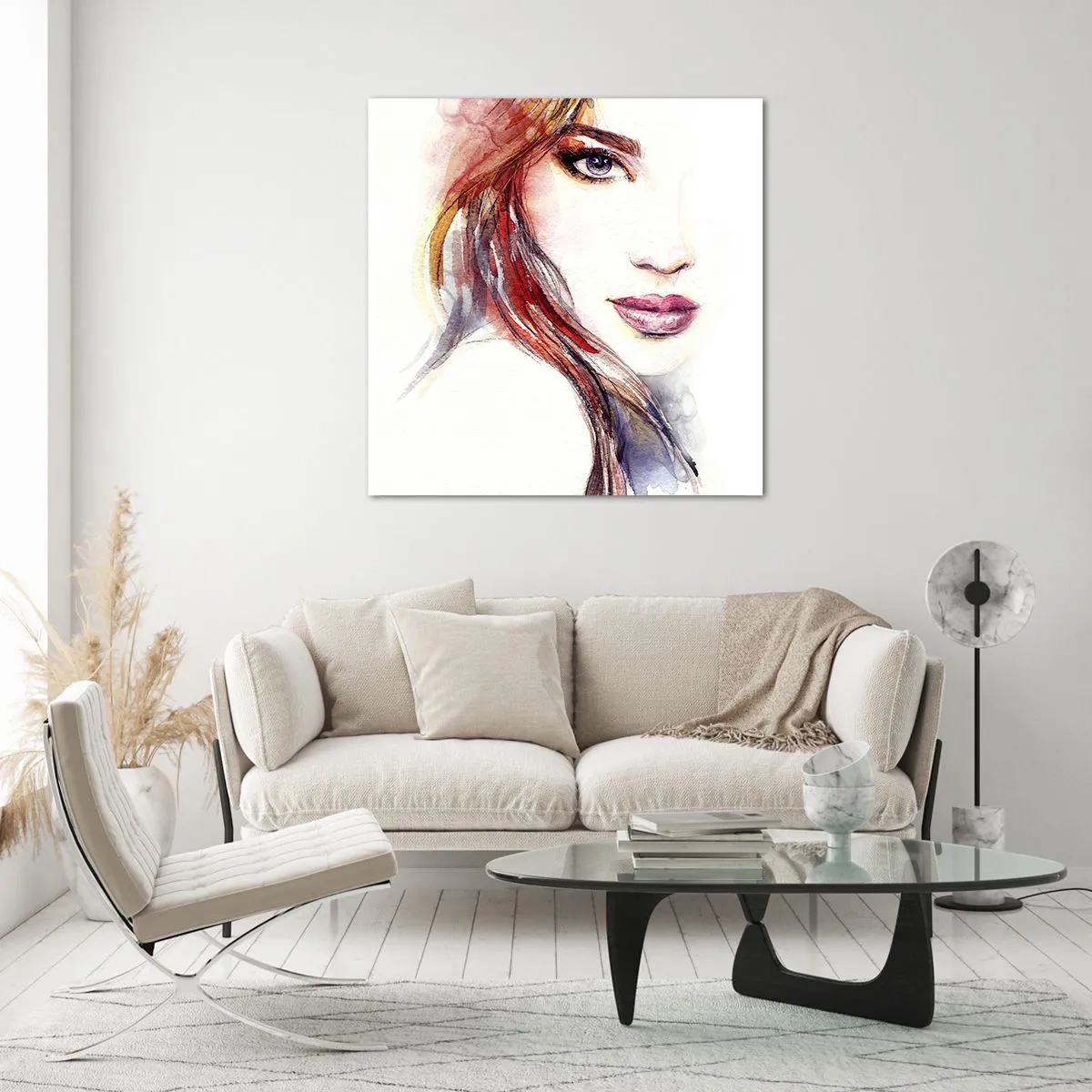 Glass picture - Vademecum -Follow Me - 50x50 cm