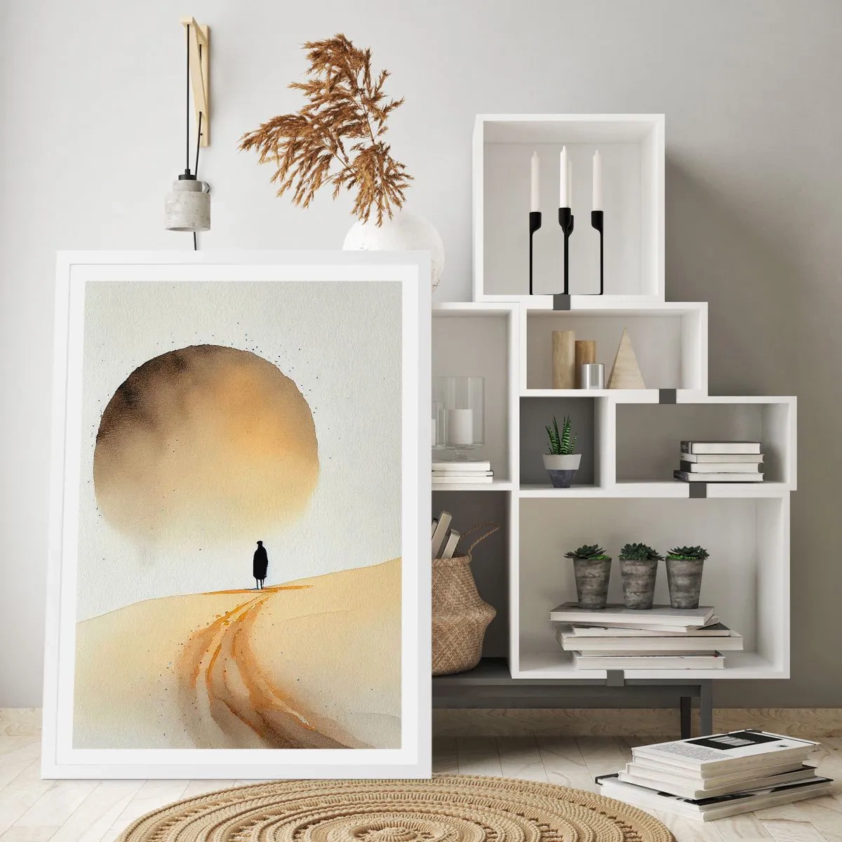 Poster in white frmae - Always Longing - 70x100 cm