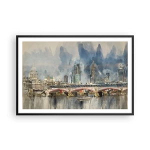 Poster in black frame - London in Its Beauty - 91x61 cm