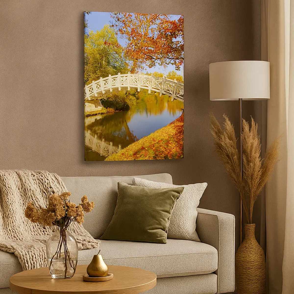 Canvas picture - On a White Bridge of Sighs - 50x70 cm
