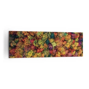 Canvas picture - Bouquet of Autumn Flowers - 160x50 cm