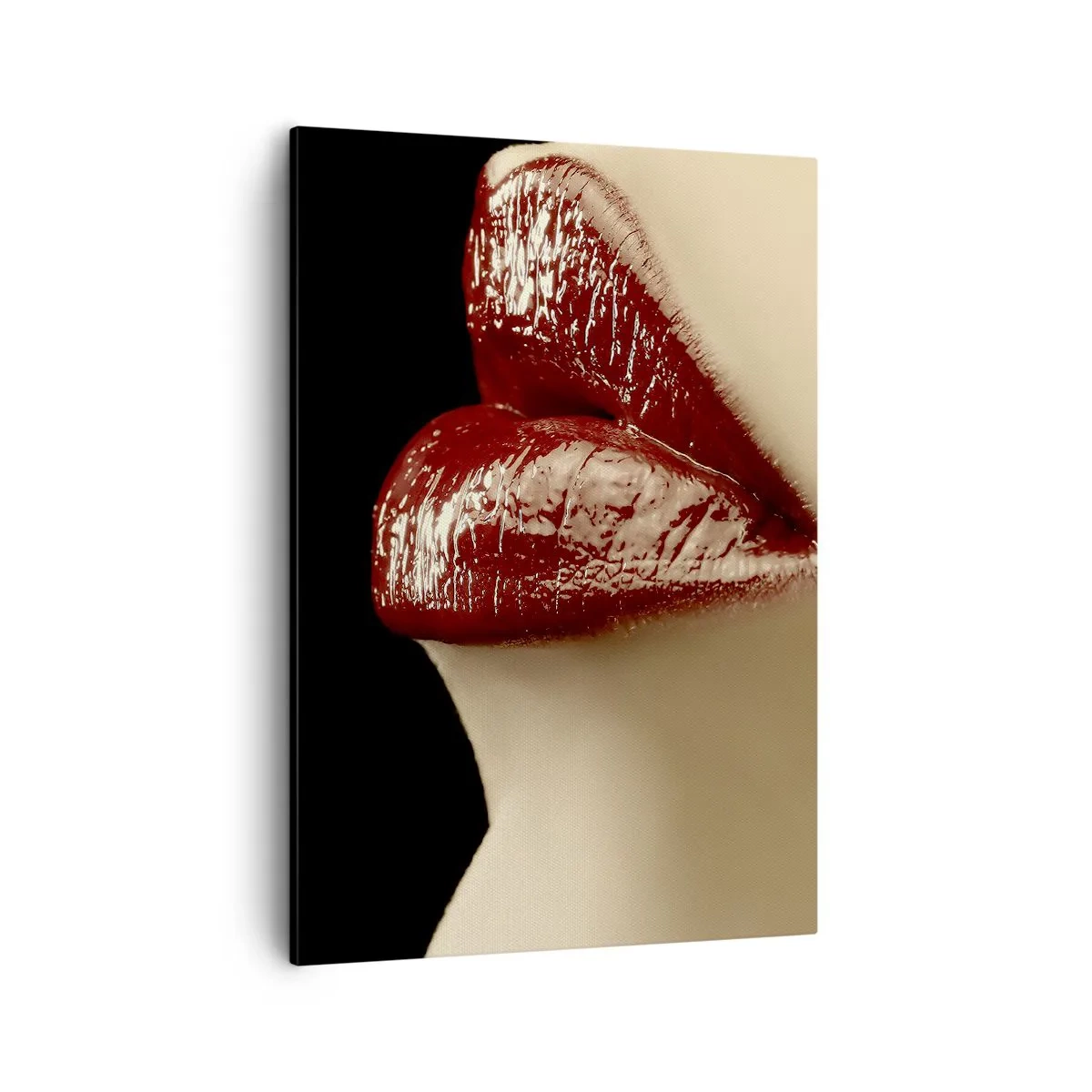 Canvas picture - Sensuality and Glow of Carmine - 50x70 cm