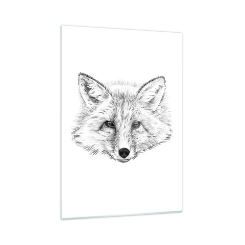 Glass picture - Foxy Look - 50x70 cm