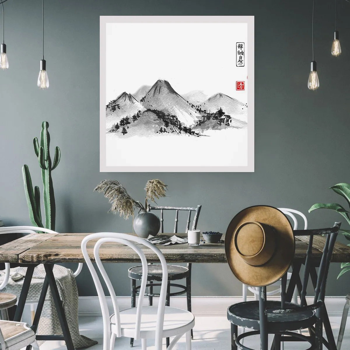 Poster - Further and Further - 30x30 cm