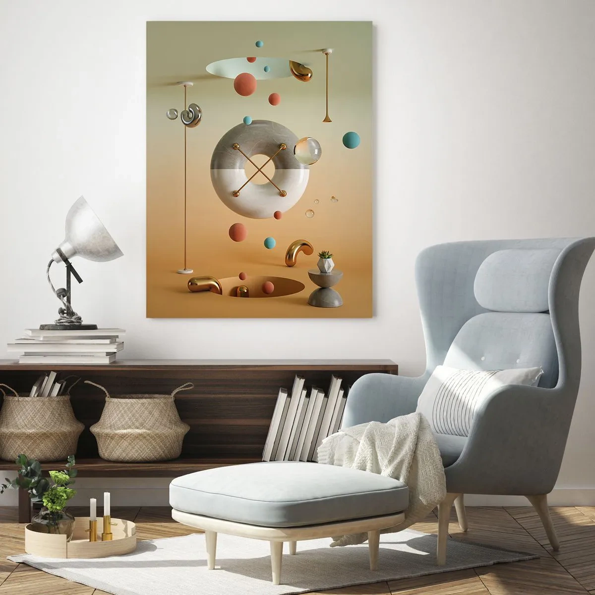 Glass picture - Anything Can Happen - 80x120 cm