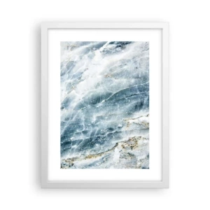 Poster in white frmae - Icy World - 30x40 cm