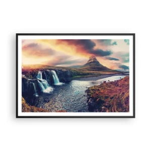 Poster in black frame - In Majesty of Nature - 100x70 cm