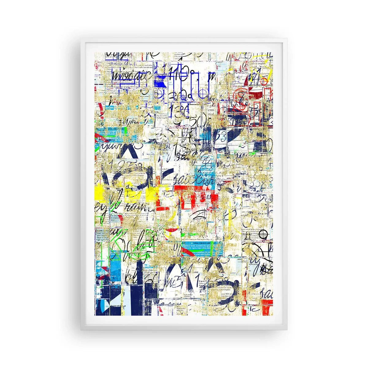 Poster in white frmae - Feast for the Eyes - 70x100 cm