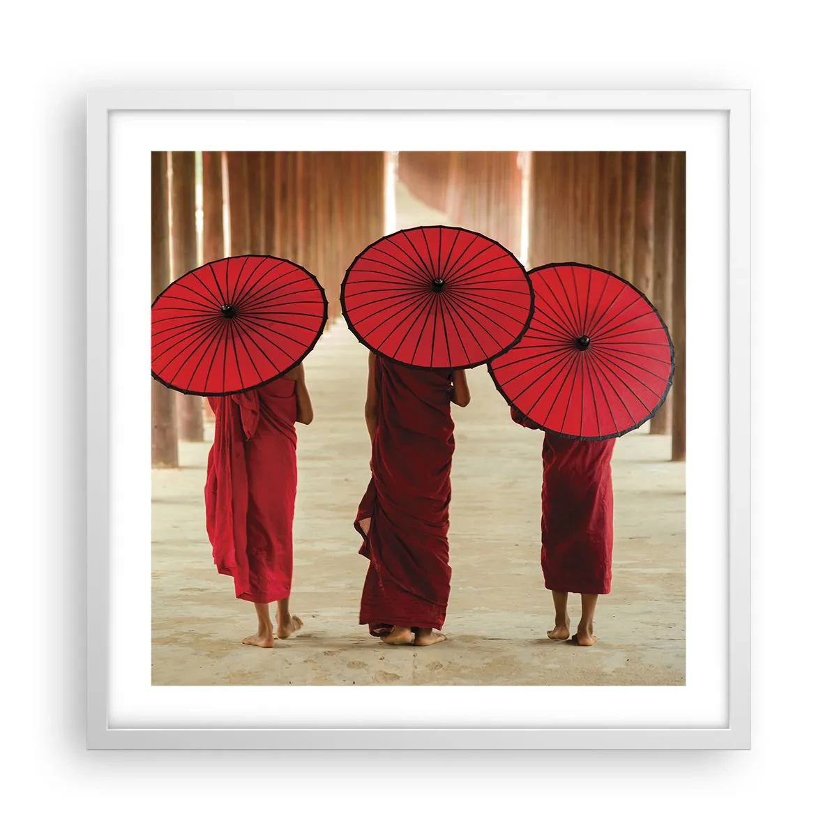 Poster in white frmae - On the Way to Pure Country - 50x50 cm