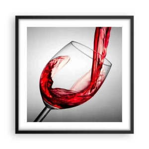 Poster in black frame - Colour - Movement - Sound - 50x50 cm