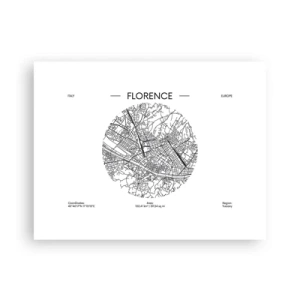 Poster - Anatomy of Florence - 40x30 cm