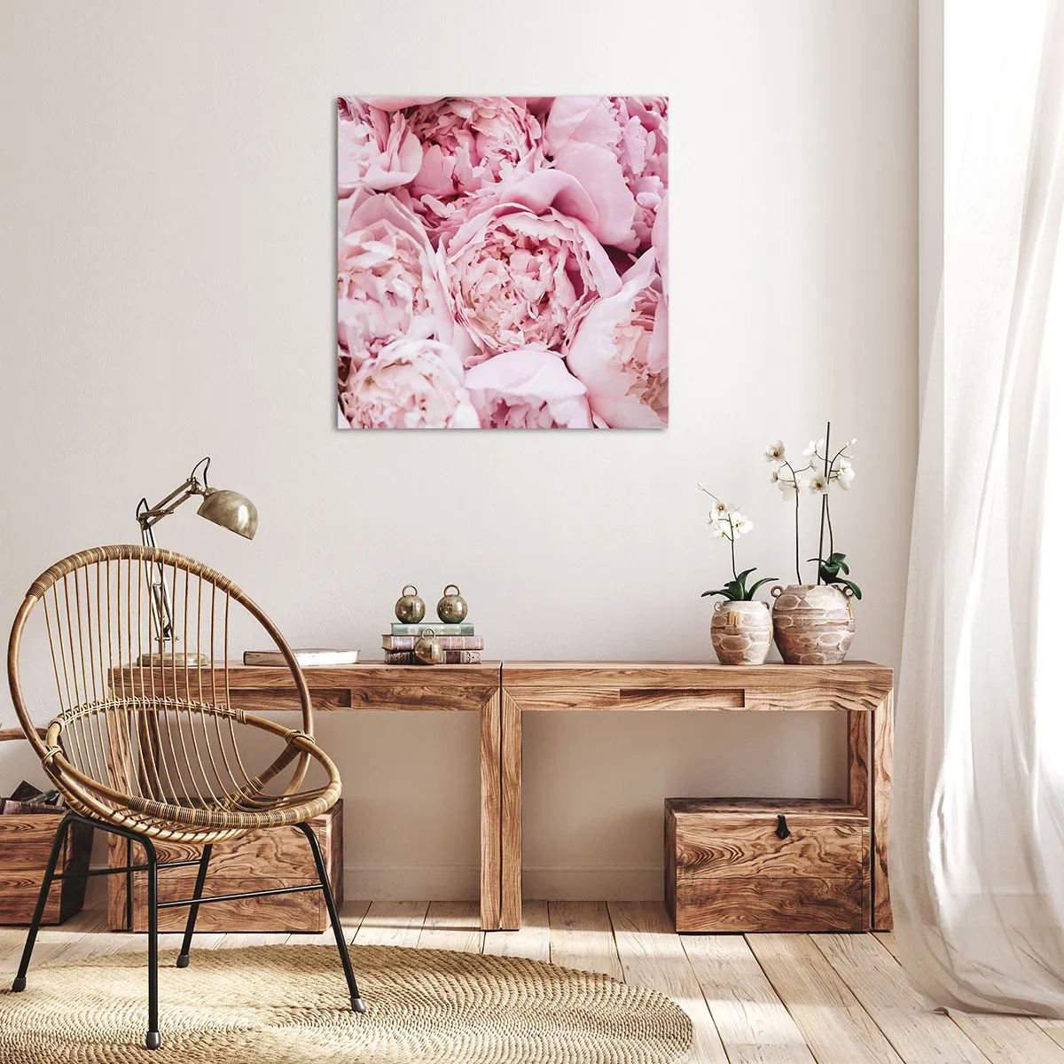 Canvas picture - Cuddly and Fragrant - 40x40 cm