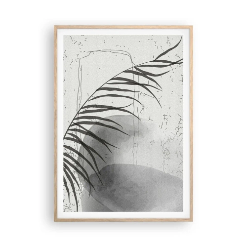 Poster in light oak frame - Subtle Exoticism of Nature - 70x100 cm