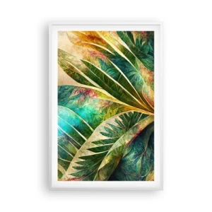 Poster in white frmae - Colours of the Tropics - 61x91 cm