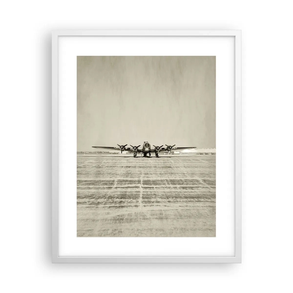 Poster in white frmae - Ready as Always - 40x50 cm