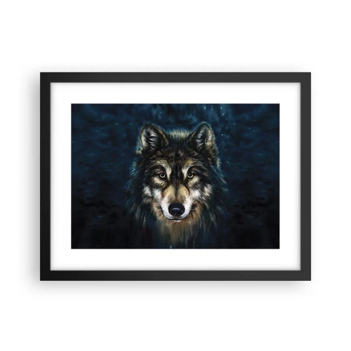 Poster in black frame - Alpha? And Omega - 40x30 cm