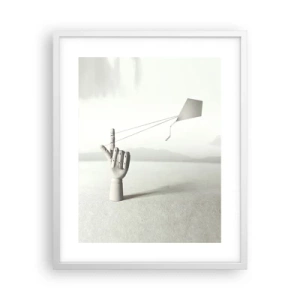 Poster in white frmae - Test of Strengths - 40x50 cm