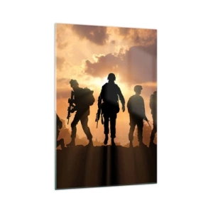 Glass picture - Brothers In Arms - 70x100 cm