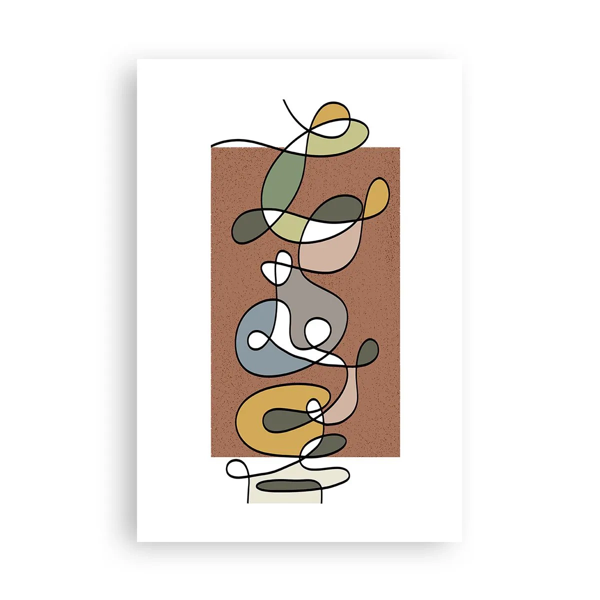 Poster - Abstract Worthy of a Smile - 61x91 cm